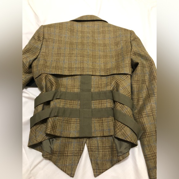 L.A.M.B silk wool plaid jacket NWT 2669 - Picture 2 of 16